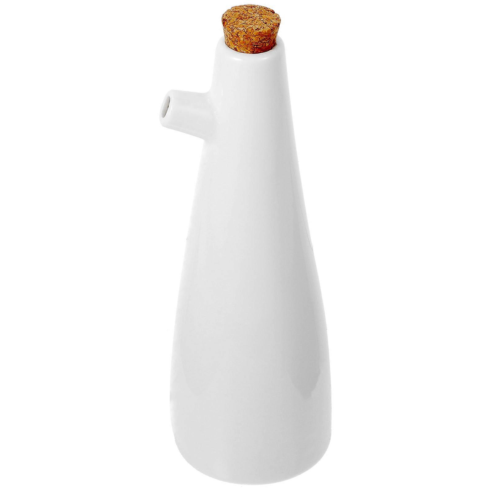 Ceramic Soy Sauce Bottle Vinegar Container Kitchen Oil Dispenser for Storage Use