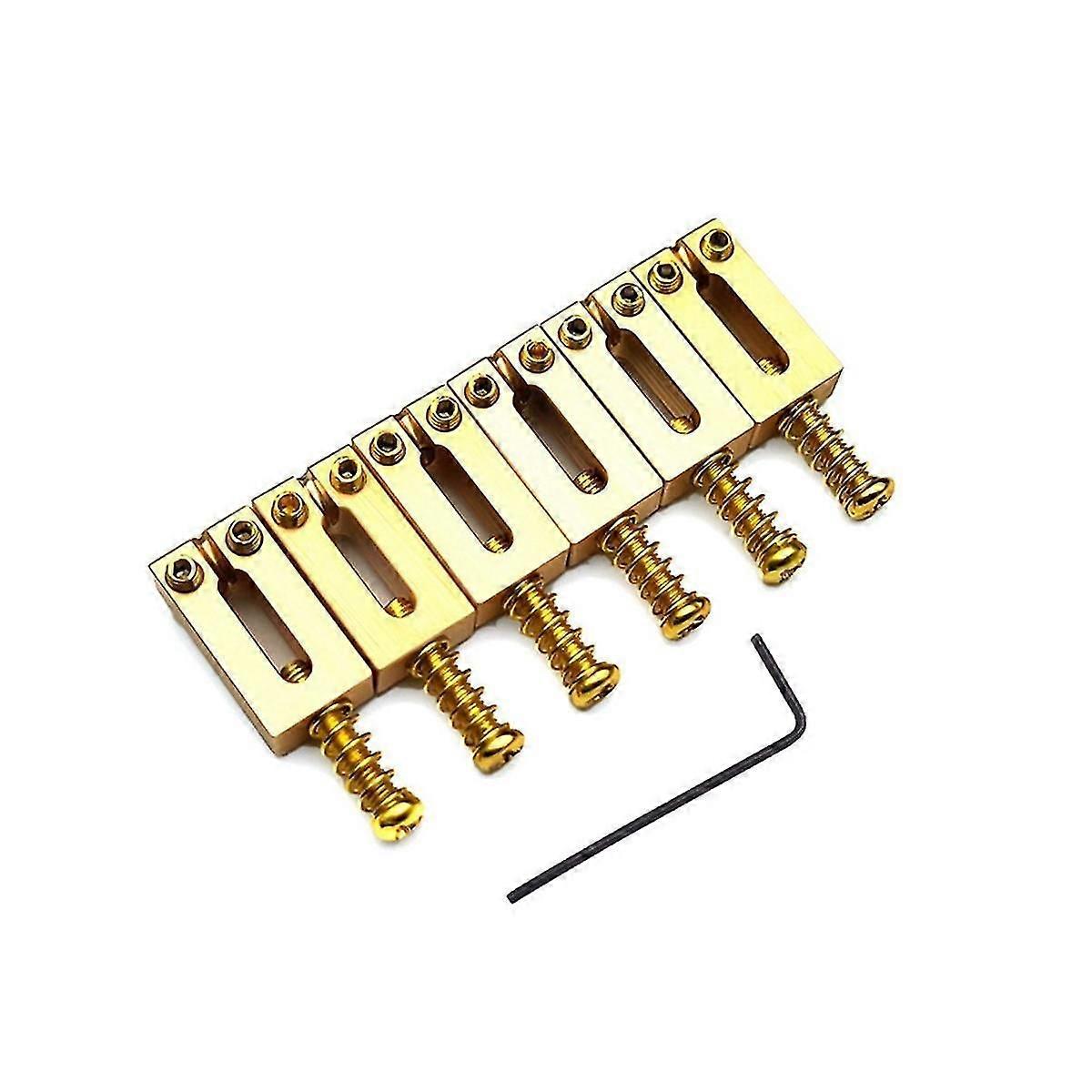 6 Pcs Electric Guitar Single Shake Tremolo Bridge String Code, Bottom String Bar Pressing String Co