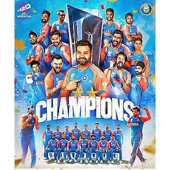 Puzzelspel met het thema "Cricket World Cup Champion Team" voor volwassenen en kinderen V1309