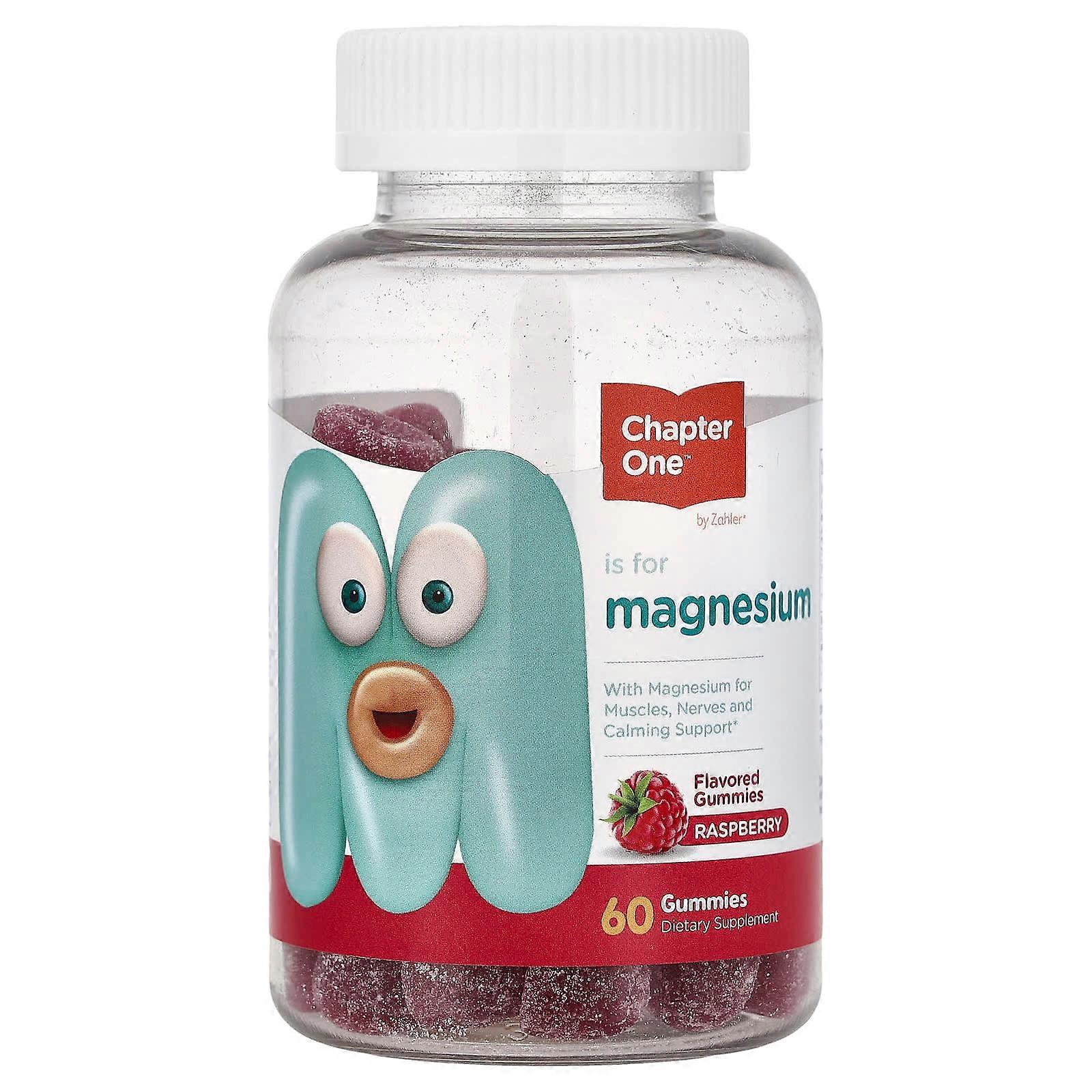 Chapter One, M Is for Magnesium, Raspberry, 60 Gummies