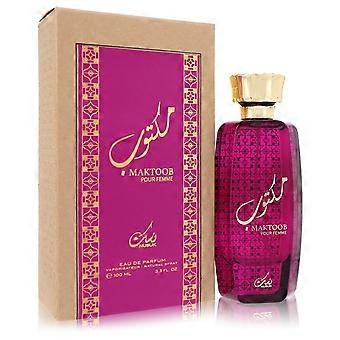  Nusuk Maktoob by Nusuk - Eau De Parfum Spray 3.3 oz - Women 