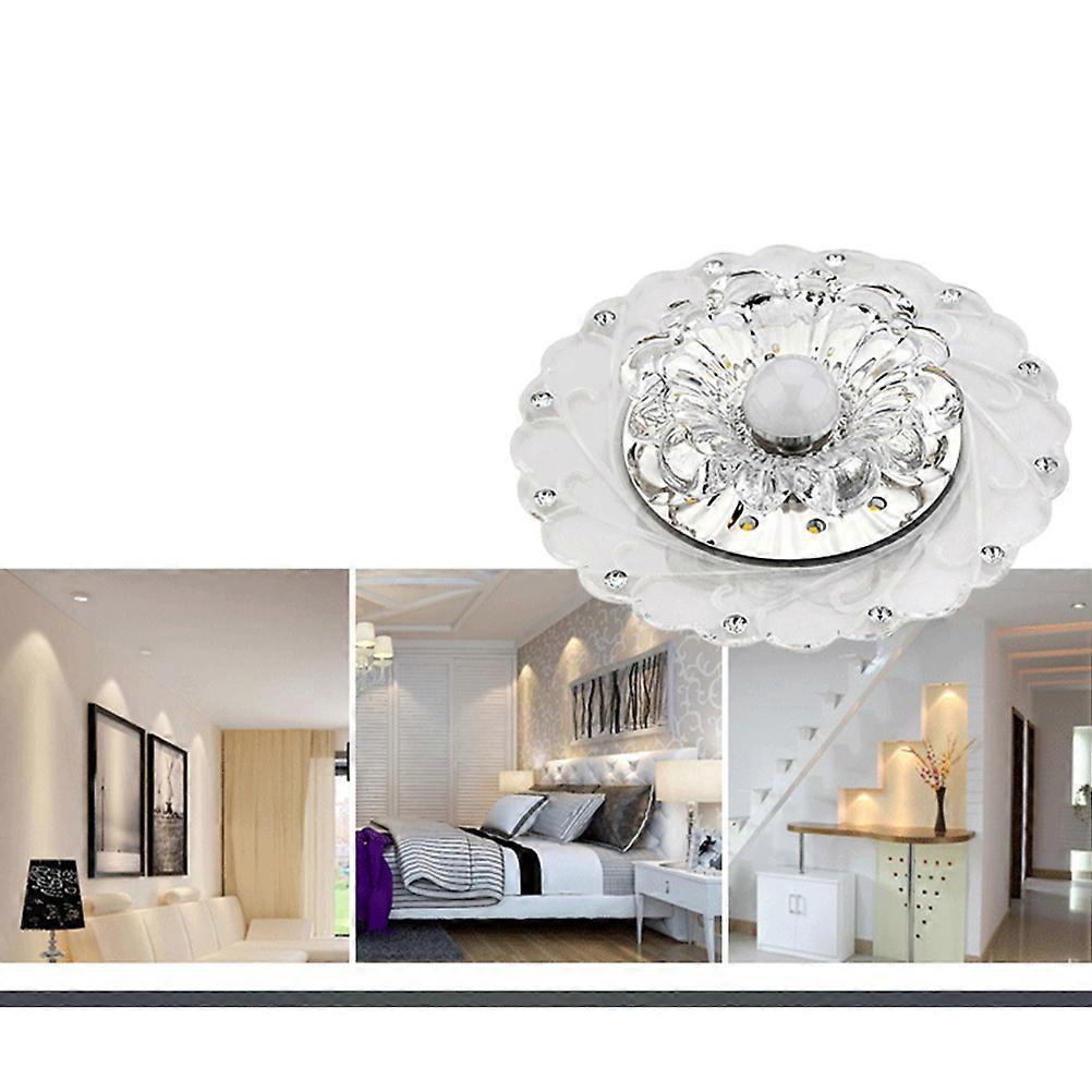 Flush Mount LED Ceiling Light Crystal Fixture for Lighting Pattern 1