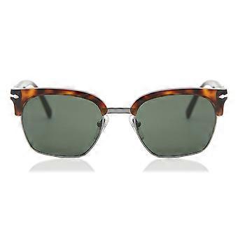 Persol PO3199S 24/31 Volledig Rand Havana Unisex Vierkante Zonnebril UV3 Origineel