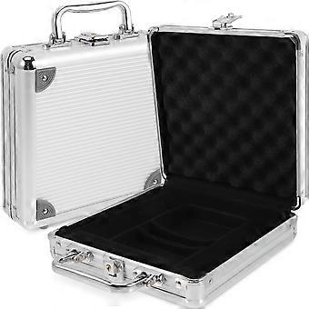 Alloy Poker Chip Case for Storage with Handle Poker Cards Carrier