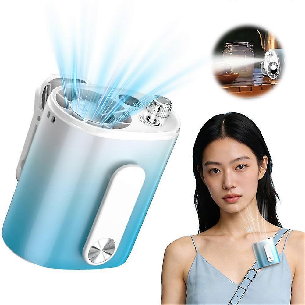 Multi Function Clip Fan Built Light 100 Speed Digital Display 3600mAh