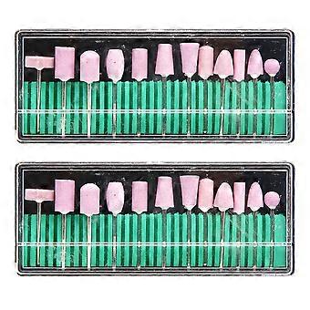 Nagelhautreinigungs-Set, Nagelfräser-Werkzeug für 2 Sets, Nagelpflege