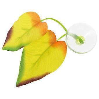 3Pcs Silicone Betta Fish Leaf Decor, Resting Hammock for Tanks