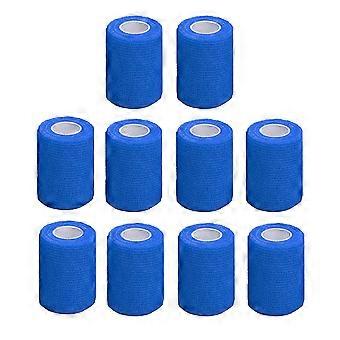 Wrap Tape Cohesive Bandages for Medical Use 30 Rolls Blue