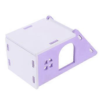 Meerschweinchen-Versteckhaus zur Dekoration, PVC, Kleintier-Labyrinth, 4-teilig
