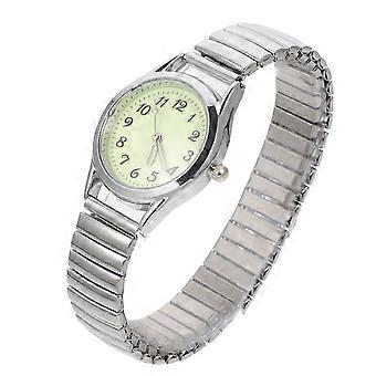 Casual Digital Luminous Elderly Watch Elastic Band Couple Watch Christmas Gift