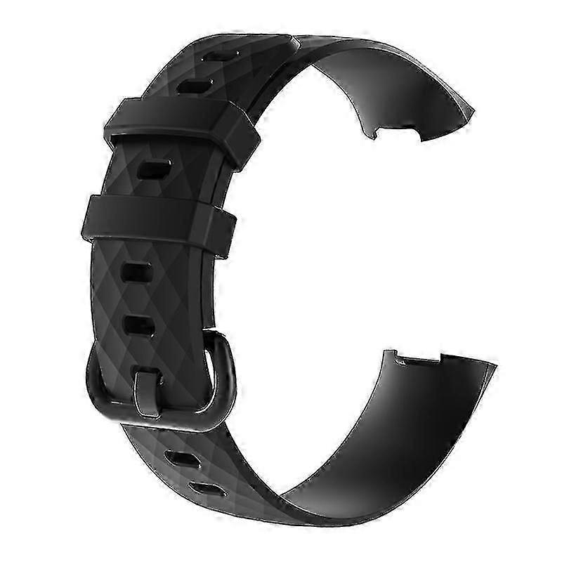 Silicone Watch Band Compatible withFitbit Charge 4