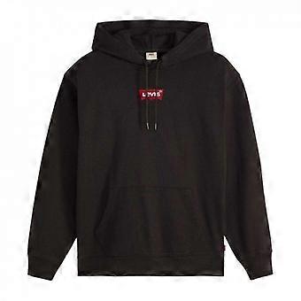 Levis Mens Batwing Logo Cotton Blend Relaxed Fit Hoodie