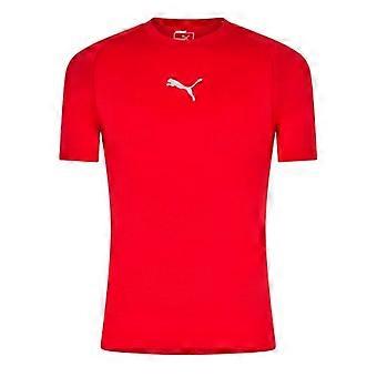 Puma Mens Performance Plain Round Neck Athletic T-Shirt