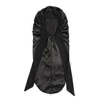 Women Bonnet Sleeping Hat Long Tail Braid Hair Night Sleep Cap Head Shower Caps for Sauna Bathing Bonnet