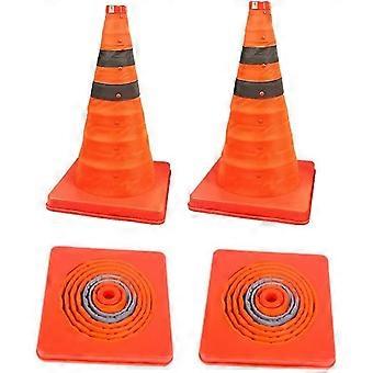 2 Pack 18 Inch Collapsible Traffic Cones/traffic Cone Sign/multi-purpose Pop Up Reflective Safety Cone, Orangesize: 45 Cm (18 Inch)
