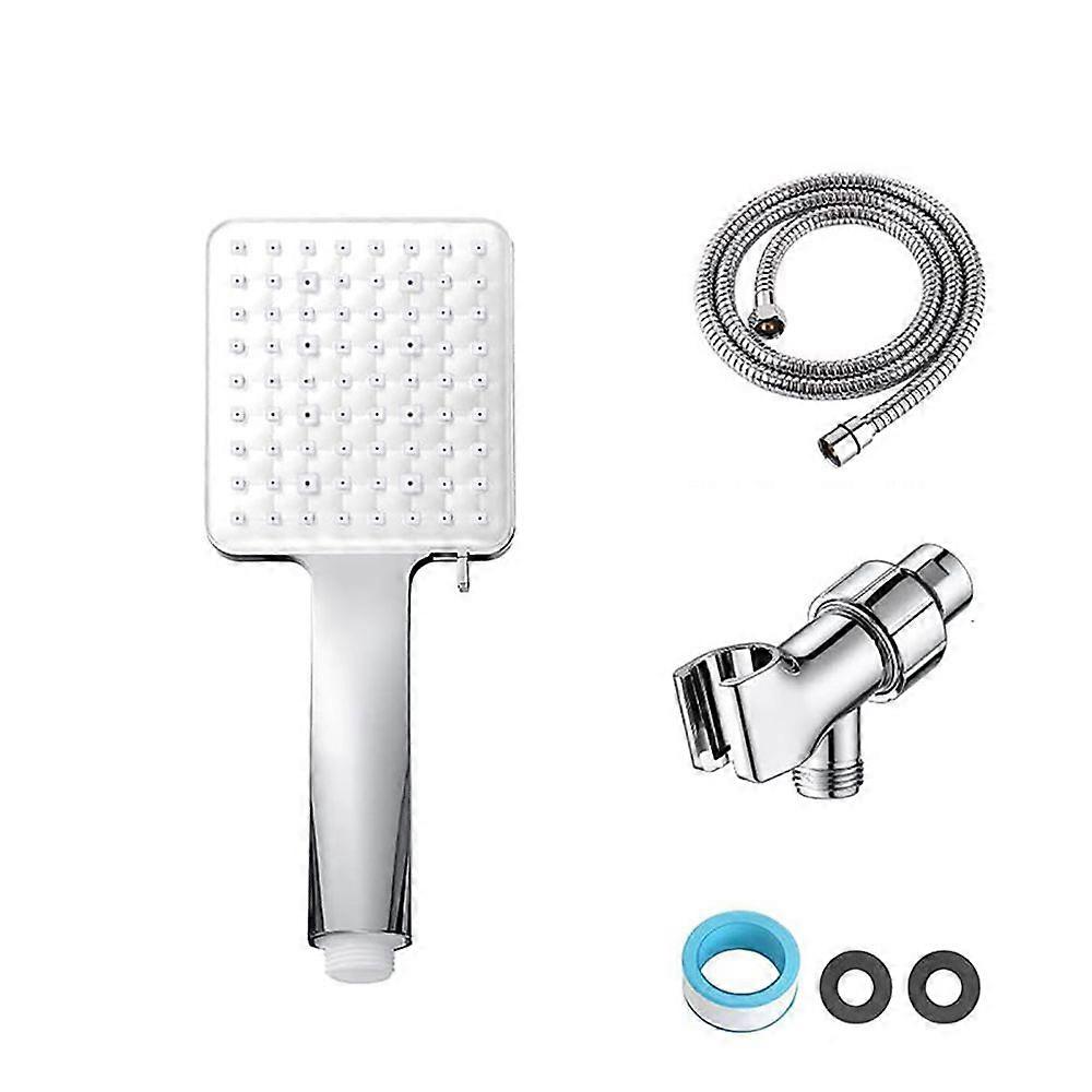 Square hand shower with six-function riser spray set [XR]