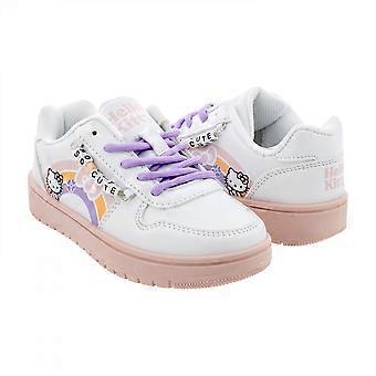 Hello Kitty So Cute Rainbow Pastel Kid's Lace-up Sneakers