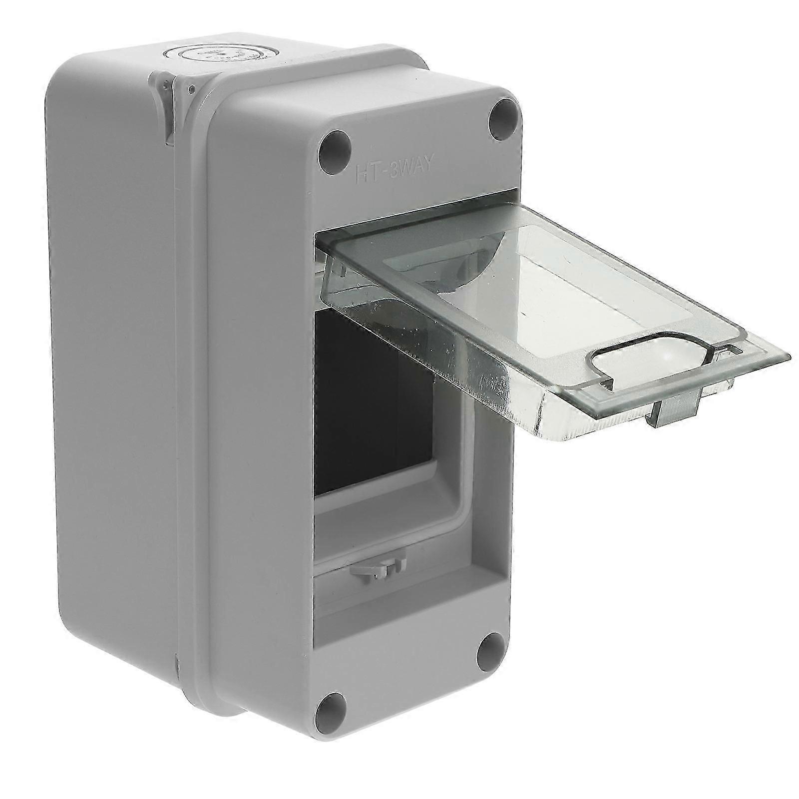 3-Way Power Distribution Junction Box Electrical Protection Box 4Pcs Set