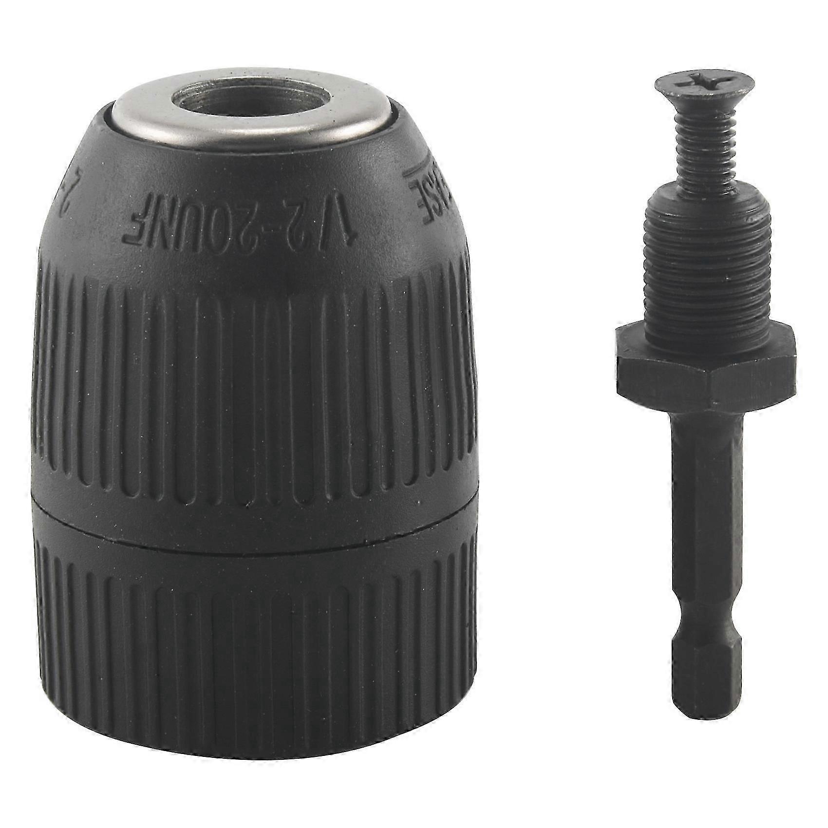 1/2inch Keyless Drill Chuck Drill Chuck Adapter suitable for Impact Driver Quick Connect