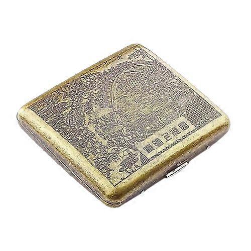 Ultra Thin Metal Cigarette Case with Pressure Protection