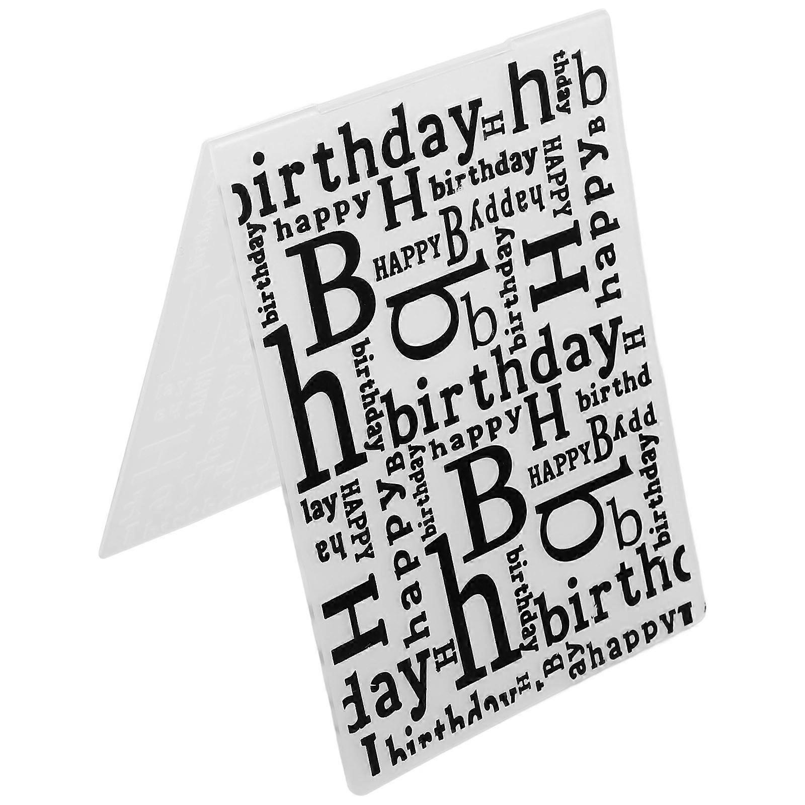 DIY Embossing Folder Plastic Embossed Foldable Template DIY Scrapbooking Stencil