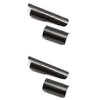 2X Carbon Fibre Frame Chain Protection Sticker compatible with Brompton Folding Bike Bicycle Rear compatible withk Protector Sticker