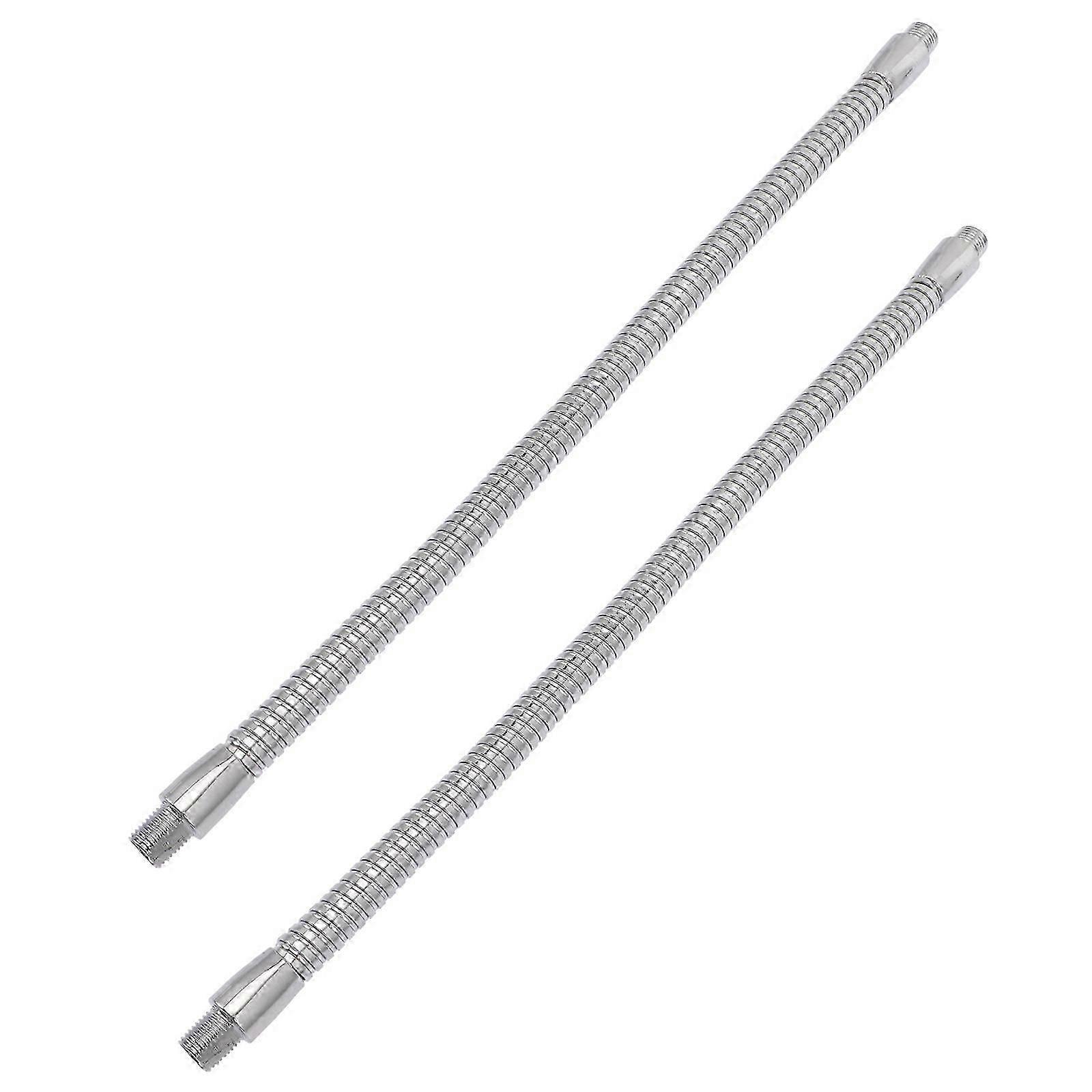 2pcs Flex Arm Replacement Iron Gooseneck Stand Thread Flexible Light Pole