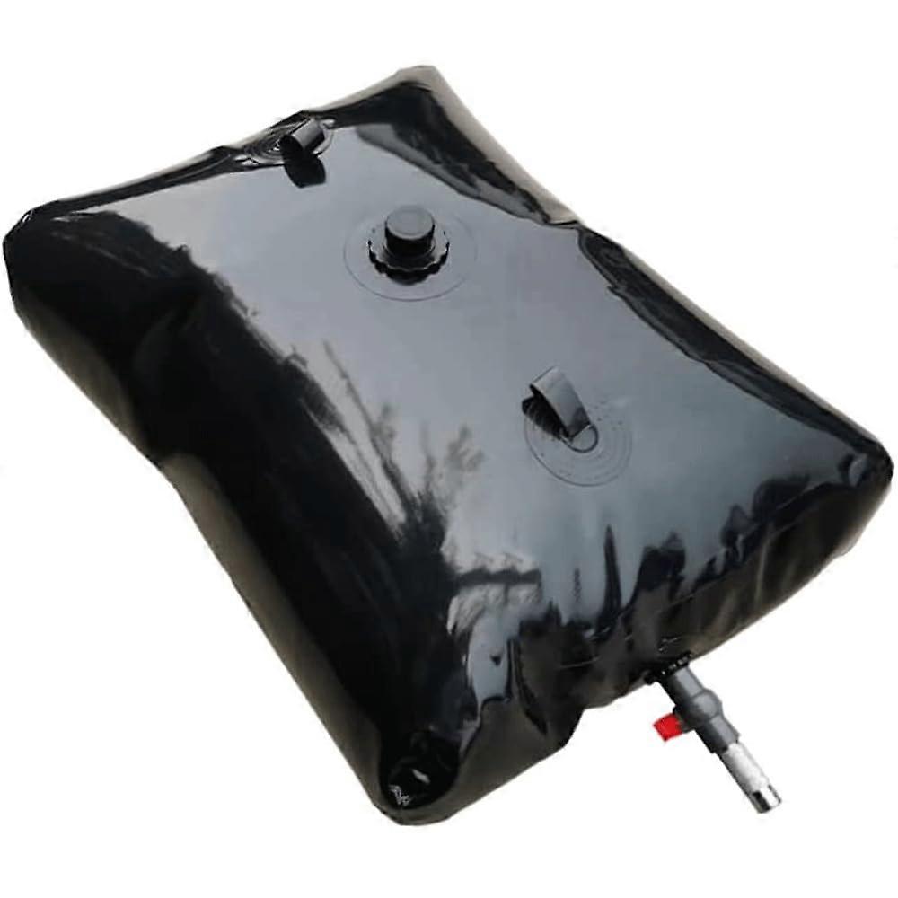 Collapsible Water Storage Bag Large Capacity PVC Foldable Outdoor Water Bladder Tank for Camping