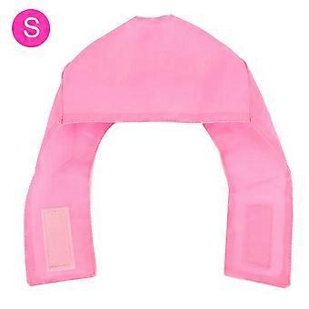 Muselire pour chat, couvre-yeux, bouche, tissu en nylon respirant, rose, fournitures de nettoyage et de lavage