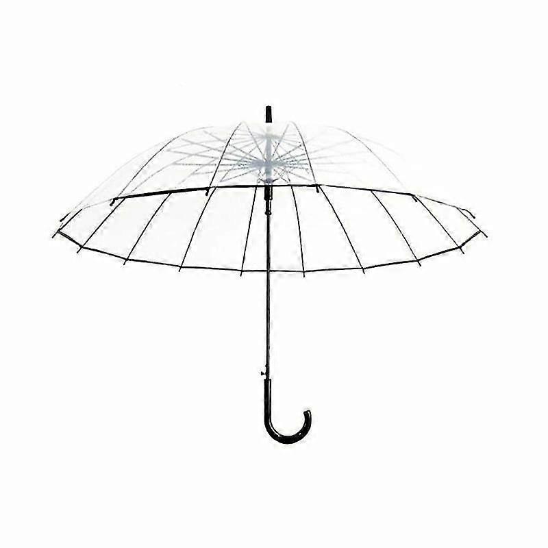 Transparent Umbrella Foldable Windproof Rain Protection