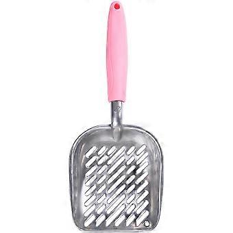 Dog Litter Scoop Durable Metal for Cleaning 2Pcs Long Handle Pet Tool