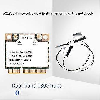 WiFi 6 Dual Band WiFi 6 Bluetooth 5.2 Card MT7921 for Mini PCIe Adapter Wireless Network Adapter 2.4G/5Ghz for Laptop/PC