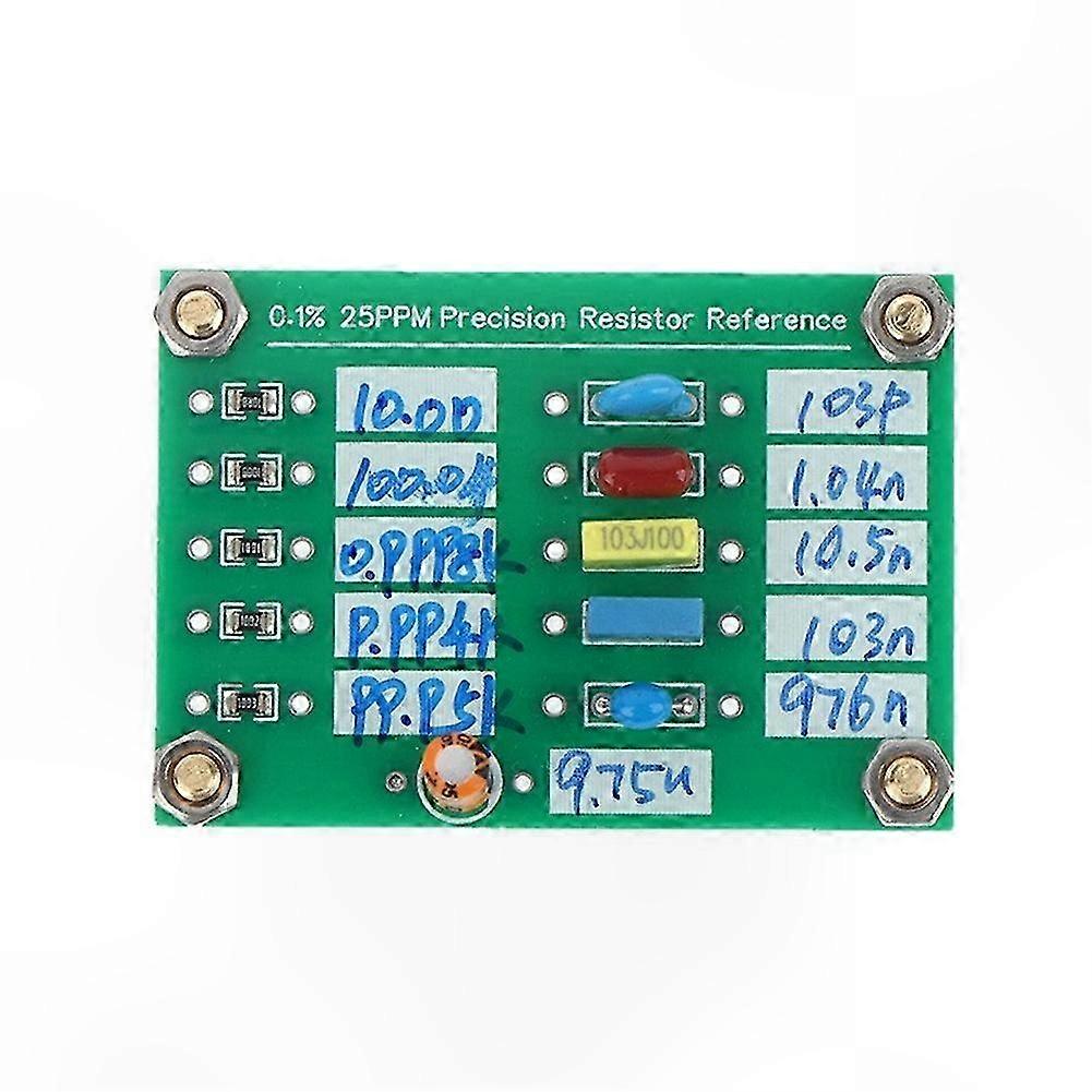 Precise Multimeter Calibration Reference, 1pc Reference Resistor/Capacitor Board, 10V Compatible with AD584 & LM399 Module