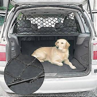 Dog Barrier for Car Dog Protection Net Car Isolation Net Rear Trunk Net Barrier Pet Safety Net Excitement Safety Net (Black, 90*40cm)Adlala