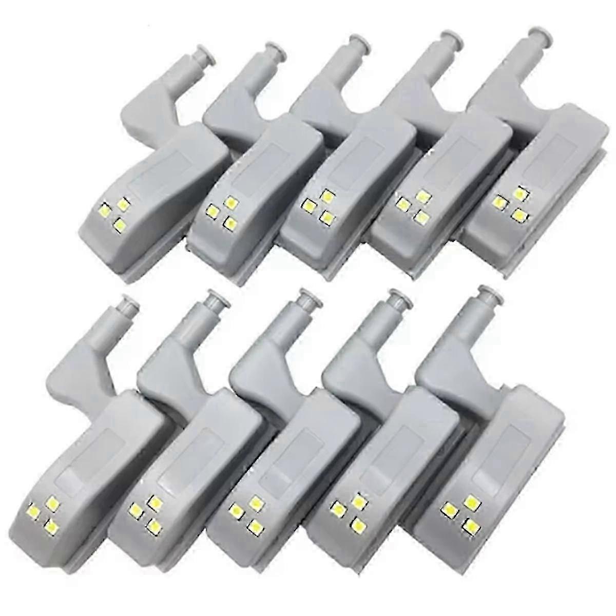 10PCS Kitchen Cupboard Lights LED Inner Hinge Lamp Lighting