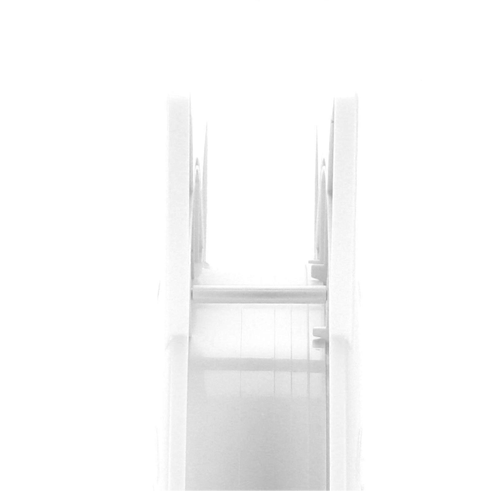 Cat Door Interior CatHead Shaped Plastic Cat Pass Through Door with Fish Bone Pattern(White )