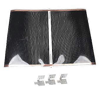 Elektrische Fußbodenheizung Matte Laminierter schwimmender Teppich System Kit für Keramikfliesen Mörtel 220?240V Typ A 75x100cm
