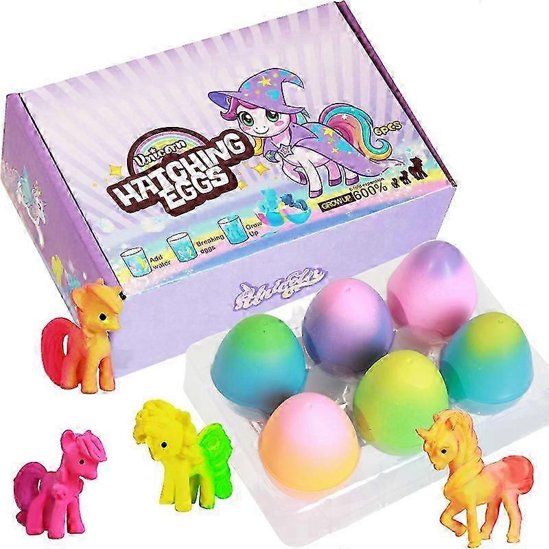Slow-Reveal Unicorn Egg Playset