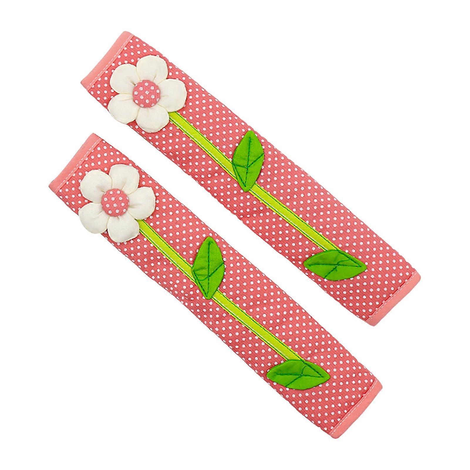Refrigerator Handle Wrap Covers, 1 Pair Flower Pattern Non-Fading