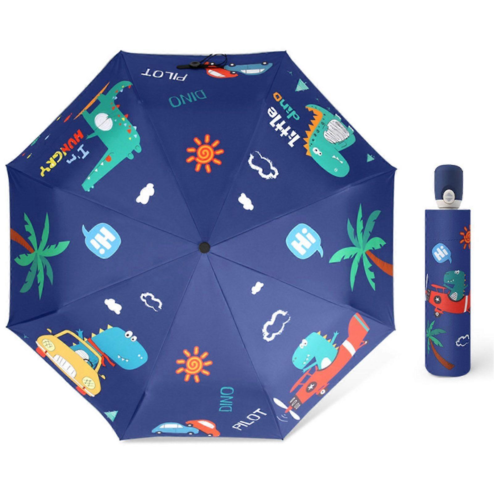 Compact Windproof UV-Resistant Rain Umbrella