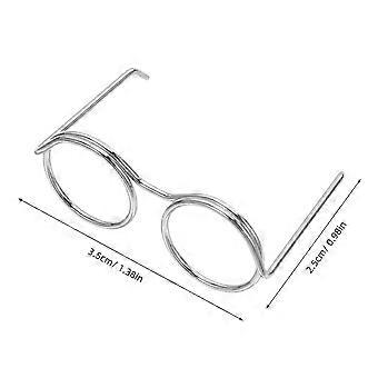 Miniature Doll Sunglasses for Dollhouse Decoration 50Pcs Metal Shades