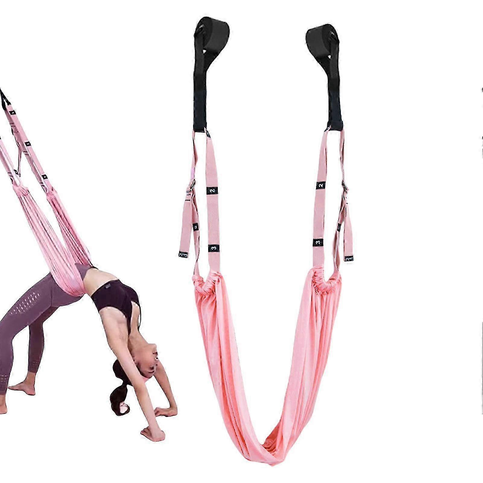 Pink Yoga Stretching Strap