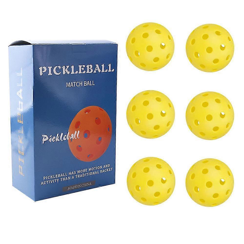 Reusable 6-Ball Pickleball Set PE
