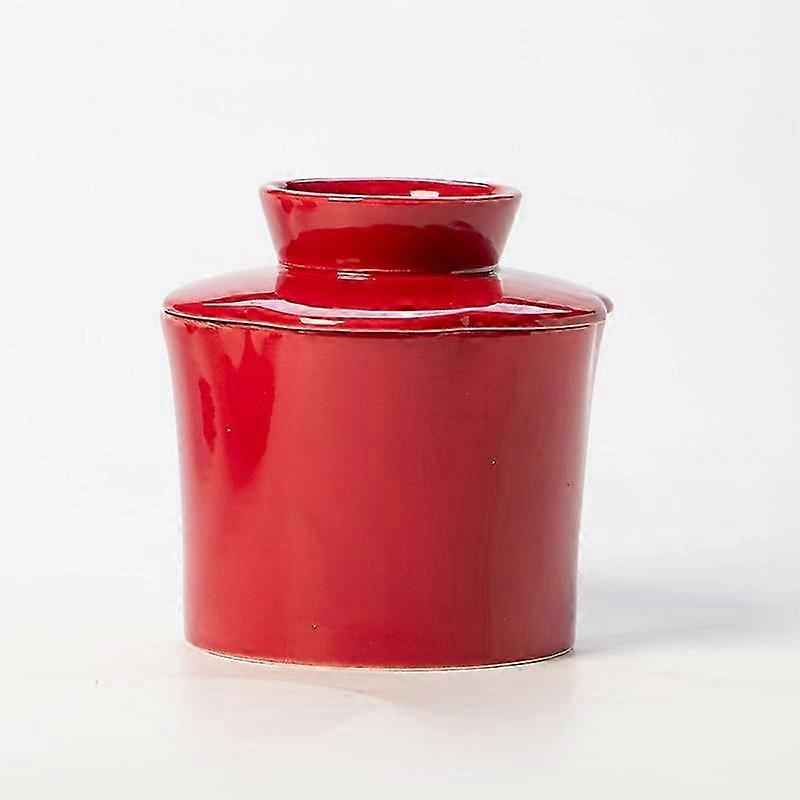 Flower Ceramic Butter Preservation Jar