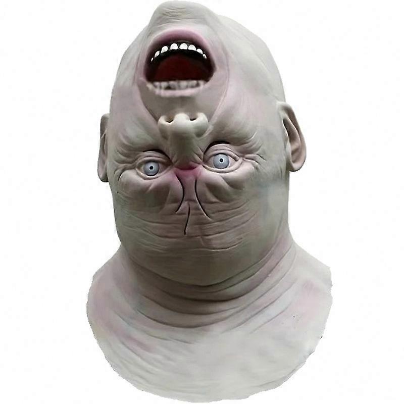 Upside-Down Ghost Latex Mask for Halloween Horror