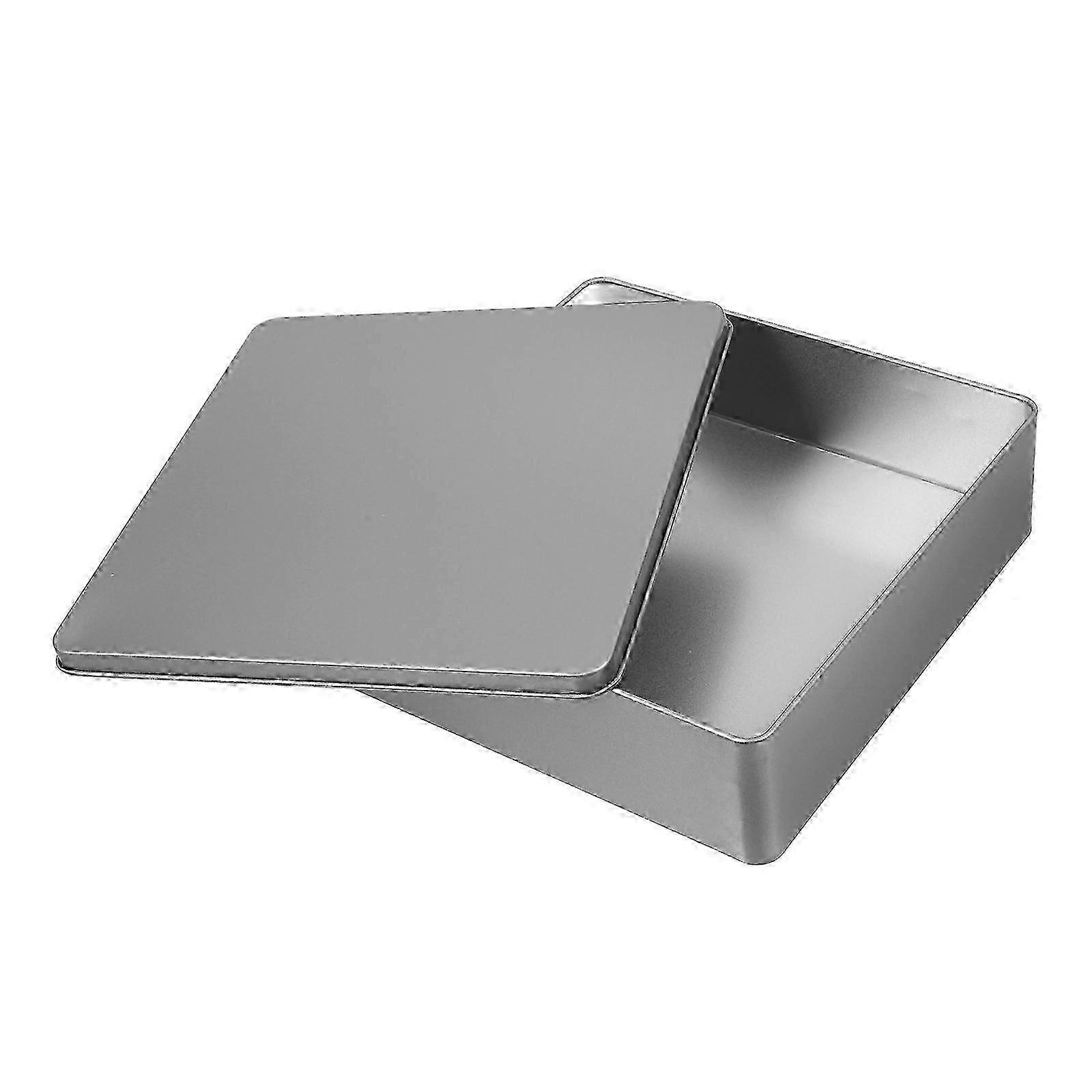 Empty Square Candy Tin Classic Decorative Tinplate Box Reusable Candy Cookie Box