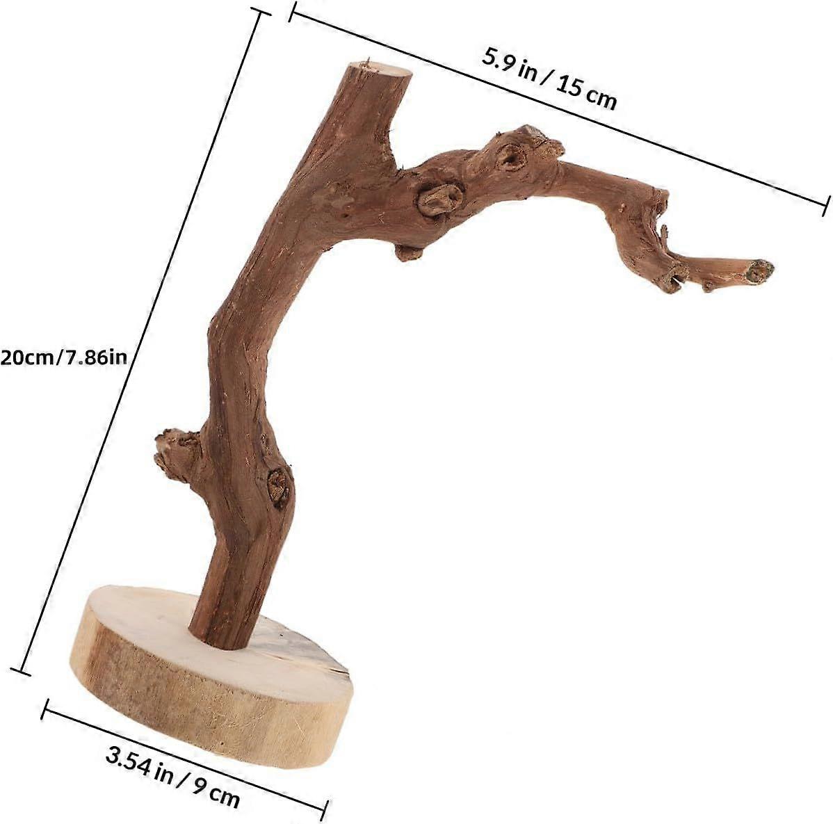 Perch Stand Bird Perch Stand Wooden Tabletop Training