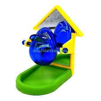 D8KF Pet Bird Feeder Parrot Feeding Eating Foraging Ball Feeding Chew Funny Interactive Toy