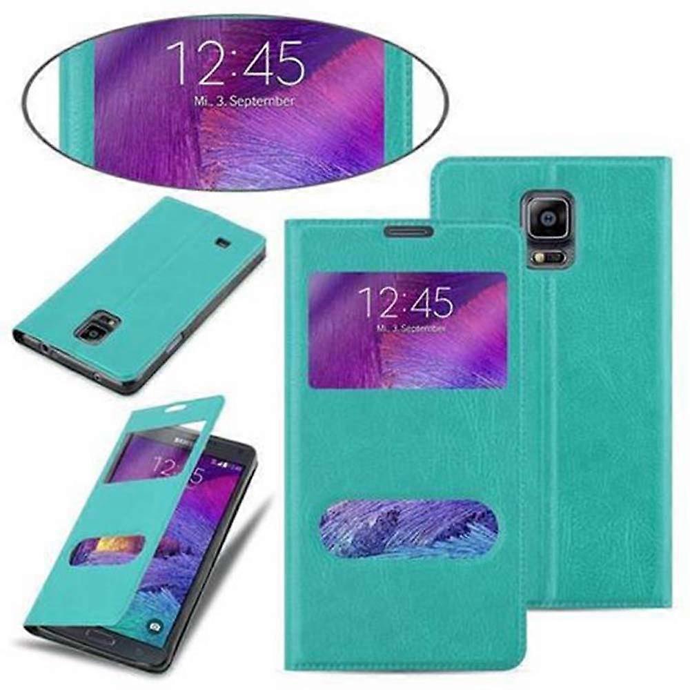 Case compatible with Samsung Galaxy Note 4 - with 2 viewing windows