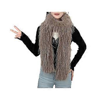 Jikaix Damen-Schal, einfarbig, dick, warm, weich, vielseitig, modisches Accessoire